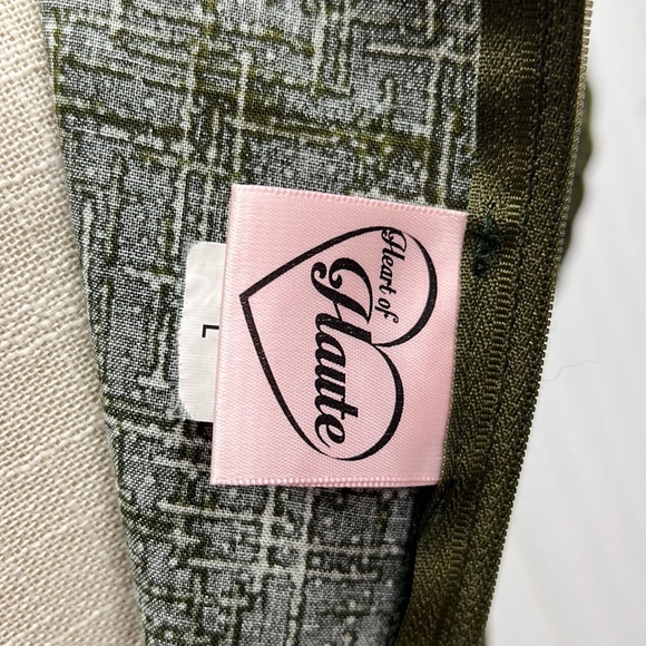 Heart of Haute Retro Style Dress Sz L - Picture 5 of 7